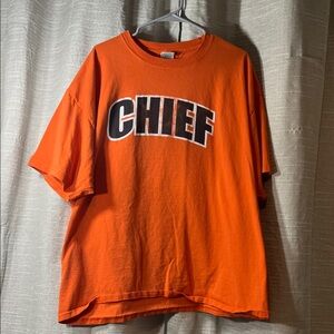 Orange Graphic Fighting Illini T-Shirt